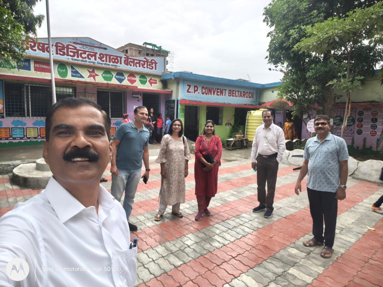 Visit to ZP School at Beltarodi, Nagpur