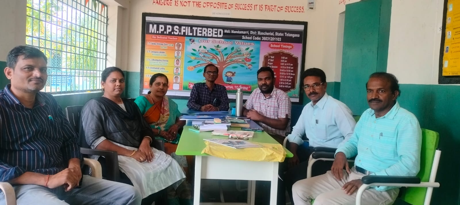 Visit to Govt Primary School, Filterbed, Mandamarri, Mancherial